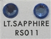 Low-Lead Machine Cut (MC) Hot Fix Rhinestone - Lite Sapphire