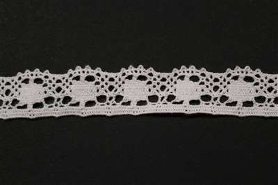 LNS-CRO-129-WHITE.  Crochet Lace