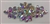 RHS-APL-M124-AB. AB Rhinestones on Silver Metal Applique. 6 x 3 Inches