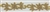 RHS-TRM-1332-GOLD.  CRYSTAL RHINESTONE TRIM WITH GOLD BEADS - 2 INCH WIDE - REPEAT LENGTH 6.5 INCHES