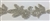 RHS-TRM-1338-SILVER.  CRYSTAL RHINESTONE TRIM - 3 INCHES WIDE - REPEAT LENGTH 7 INCHES