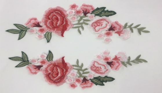 Floral Embroidery Patches
