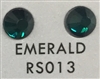 Low-Lead Machine Cut (MC) Hot Fix Rhinestone - Emerald