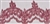 LNS-BBE-101-DustyRose.  3.0"-wide Bridal Lace with Beads - Dusty Rose