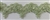LNS-BBE-101-SAGE.  3.0"-wide Bridal Lace with Beads - Sage