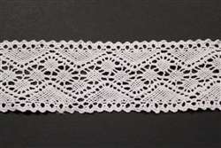LNS-CRO-134-WHITE.  Crochet Lace
