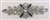 â€‹RHS-APL-M129-SILVER. Glue-On Sew-On Clear Crystal Rhinestones on Silver Metal Applique - 7 x 2.5 Inches. Can be Used for Making Belts, Sashes, Head-Bands, Party Dresses and Costumes.