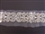 RHS-TRM-1575-SILVER.  CRYSTAL RHINESTONE TRIM - 2.25 INCHES WIDE - REPEAT LENGTH 4 INCHES