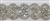 RHS-TRM-T016-SILVER.  Hot-Fix or Sew-On Clear Crystal Rhinestone Trim - 1.25 Inch Wide