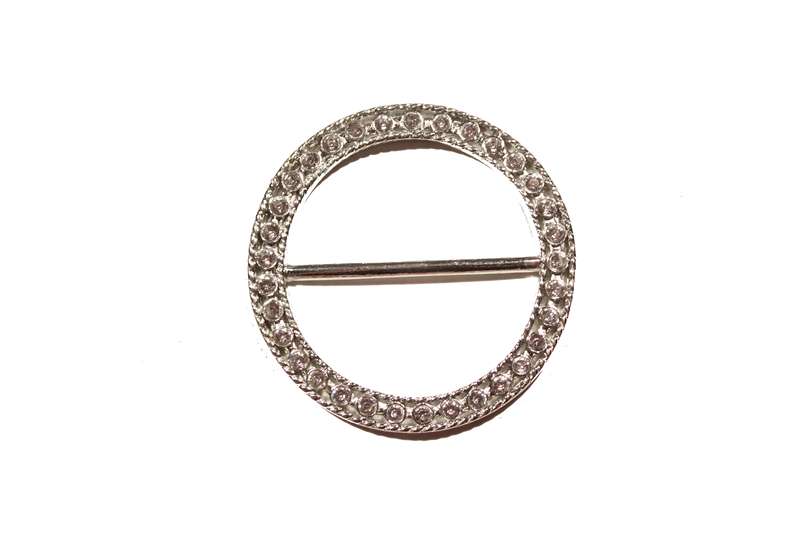 BKL-RHS-135-clear.  RHINESTONE BUCKLE