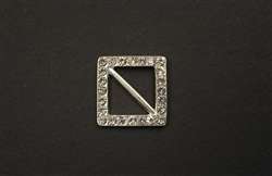 BKL-RHS-212-SILVER-CLEAR.  Rhinestone Buckle