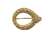 BKL-RHS-237-GOLD.  Rhinestone Buckle