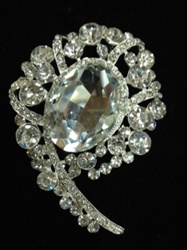 BRO-RHS-005.  Rhinestone Brooch