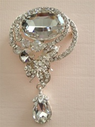 BRO-RHS-033-RHINESTONE BROOCH