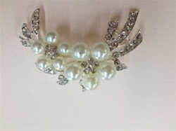 BRO-RHS-045.  RHINESTONE BROOCH