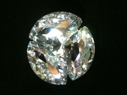 BRO-RHS-181.  Crystal Rhinestone Brooch