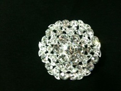 BRO-RHS-185.  Crystal Rhinestone Brooch
