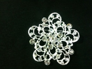 BRO-RHS-186.  Rhinestone Brooch