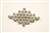 BRO-SLV-101.   2x4" Rhinestone Broach