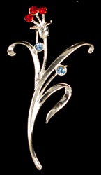 Rhinestone Brooch