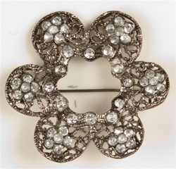 Rhinestone Brooch