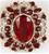 Rhinestone Brooch
