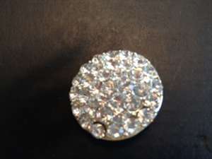 BTN-RHS-004 - RHINESTONE BUTTON BTN-RHS-004 - Boton con diamante imitacion