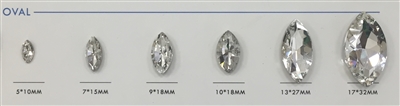 Chaton Rhinestone, Oval