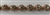 CHN-RHS-001-CLEARROSEGOLD.  CLEAR CRYSTAL RHINESTONE ON ROSE GOLD CHAIN - 3/8 INCH WIDE
