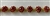 CHN-RHS-001-REDGOLD.  RED CRYSTAL RHINESTONE ON GOLD CHAIN - 3/8 INCH WIDE