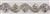 CHN-RHS-065-AB. AB RHINESTONE ON SILVER METAL CHAIN - 3/4 INCH WIDE - PRICE IS PER YARD
