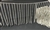 CHN-RHS-098-SILVERFRINGE. Clear Crystal Rhinestones on Silver Metal Chain As Fringe - 5 Inch Wide