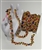 CHN-RHS-109-MULTIGOLD. Multi-Colors Crystal Rhinestones on Gold Metal Chain - 5/8 Inch Wide