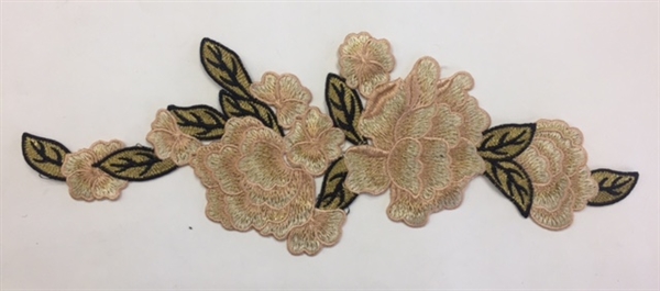 FLR-APL-005. Sew-On Floral Embroidery Applique Patch