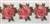 FLR-TRM-103-BLUSH. Flower Trim - Exquisite Live Colors with Raised 3-Dimensional Flowers - BLUSH - Price Per Yard: $7. 4.5 Inch Wide