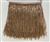 FRI-BED-107-BROWN.  Beaded Fringe - Brown Color - 6" Wide - On Brown Tape - 1 yard