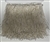 FRI-BED-107-CHAMPAIGN.  Beaded Fringe - Champaign Color - 6" Wide - On Gray Tape - 1 yard