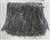 FRI-BED-107-GRAY.  Beaded Fringe - Gray Color - 6" Wide - On Gray Tape - 1 yard