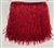FRI-BED-107-RED.  Beaded Fringe - Red Color - 6" Wide - On Red Tape - 1 yard