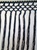 FRI-RAY-107-BLACK.  8.0" Rayon Fringe