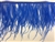 FTR-OST-100-BLUE. Ostrich Feather Blue - 7 INCH