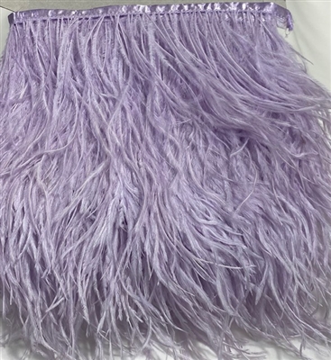 FTR-OST-100-LILAC. Ostrich Feather Lilac- 7 INCH