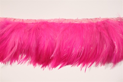FTT-ROO-101-PINK.  5.0"-wide Rooster Feather On Tape