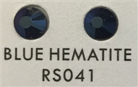Premium Hot Fix Rhinestone - Blue Hematite