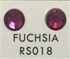 Flat Back / No-Glue Loose Crystal Rhinestone - Fuchsia
