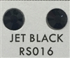 Flat Back / No-Glue Loose Crystal Rhinestone - Jet Black