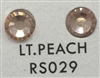 Flat Back / No-Glue Loose Crystal Rhinestone - Lite Peach