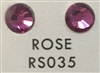 Flat Back / No-Glue Loose Crystal Rhinestone - Rose
