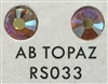 Low-Lead Machine Cut (MC) Hot Fix Rhinestone - AB Topaz