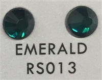 Low-Lead Machine Cut (MC) Hot Fix Rhinestone - Emerald